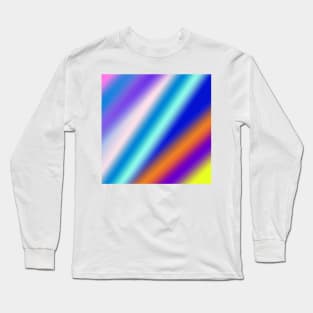 purple green white abstract texture art Long Sleeve T-Shirt